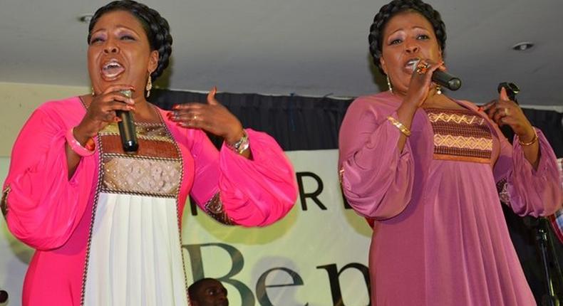 Veteran gospel music duo, Tagoe Sisters, have denied endorsing products by Kasapreko Company Limited.