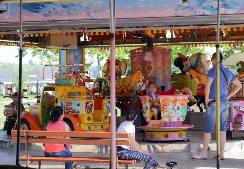 Tek neki mališani su uživali u nekadašnjem epicentru zabave za sve generacija