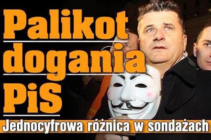 Palikot dogania PiS. Jednocyfrowa różnica w sondażach