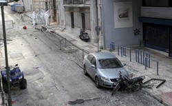 Wybuch bomby w centrum Aten. Policji nie udało się rozbroić ładunku