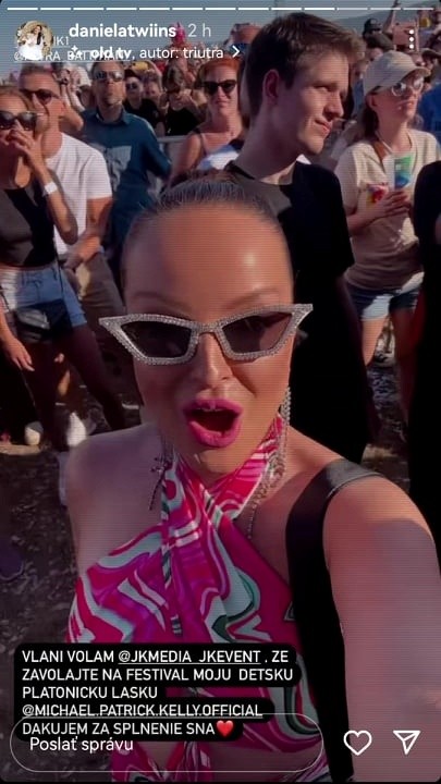 Daniela sa konečne usmieva.