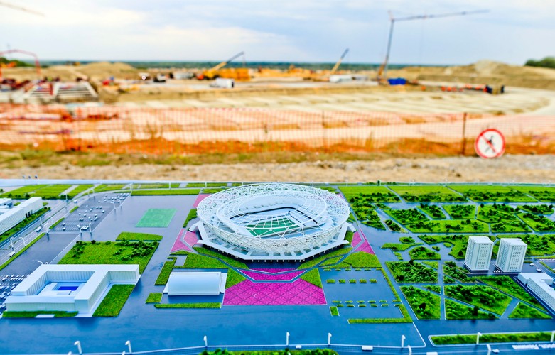 Tu odbędzie się mundial 2018 - Model stadionu w Wołgogradzie