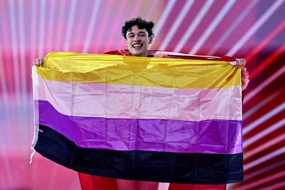 NIJE ŠVAJCARSKA Evo kakvo značenje ima zastava koju je ponosno držao pobednik Evrovizije 2024