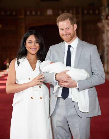 Meghan Markle, książę Harry i Archie na pierwszym zdjęciu razem