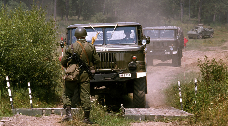 Honvédségi hadgyakorlat 1986-ban / Fotó: Fortepan Urbán Tamás