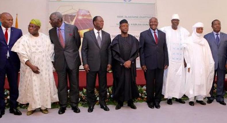 Former President, Olusegun Obasanjo, Vice President, Yemi Osinbajo, Tony Elumelu attend West African Energy Leaders’ Summit in Abidjan