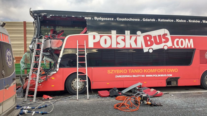 Makabryczny wypadek Polskiego Busa. Są ofiary