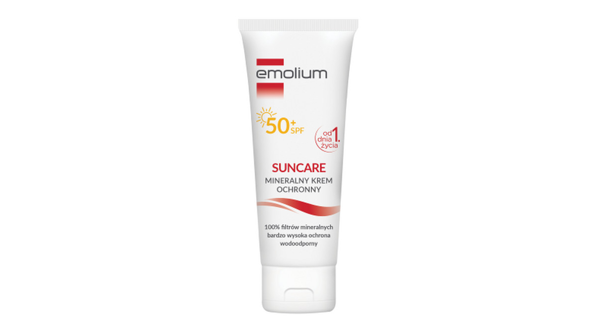 Emolium Suncare Mineralny krem ochronny SPF 50+ dzięki składnikom aktywnym intensywnie i długotrwale nawilża oraz niweluje szorstkość skóry twarzy. Koi i łagodzi podrażnienia przyspieszając regenerację naskórka. Dobrze się rozprowadza i nie zatyka porów. Jest hipoalergiczny, fotostabilny i wodoodporny. Został przebadany dermatologicznie i okulistycznie.