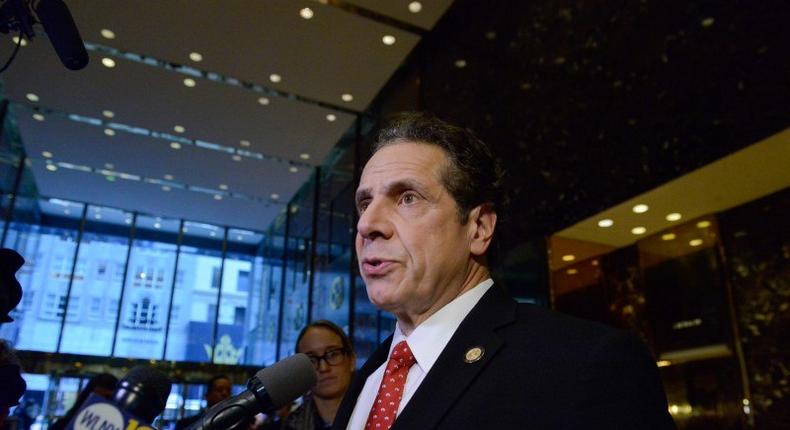 Gov. Andrew Cuomo of New York.