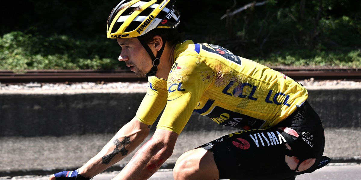 Primoz Roglić wycofał się z Criterium du Dauphine