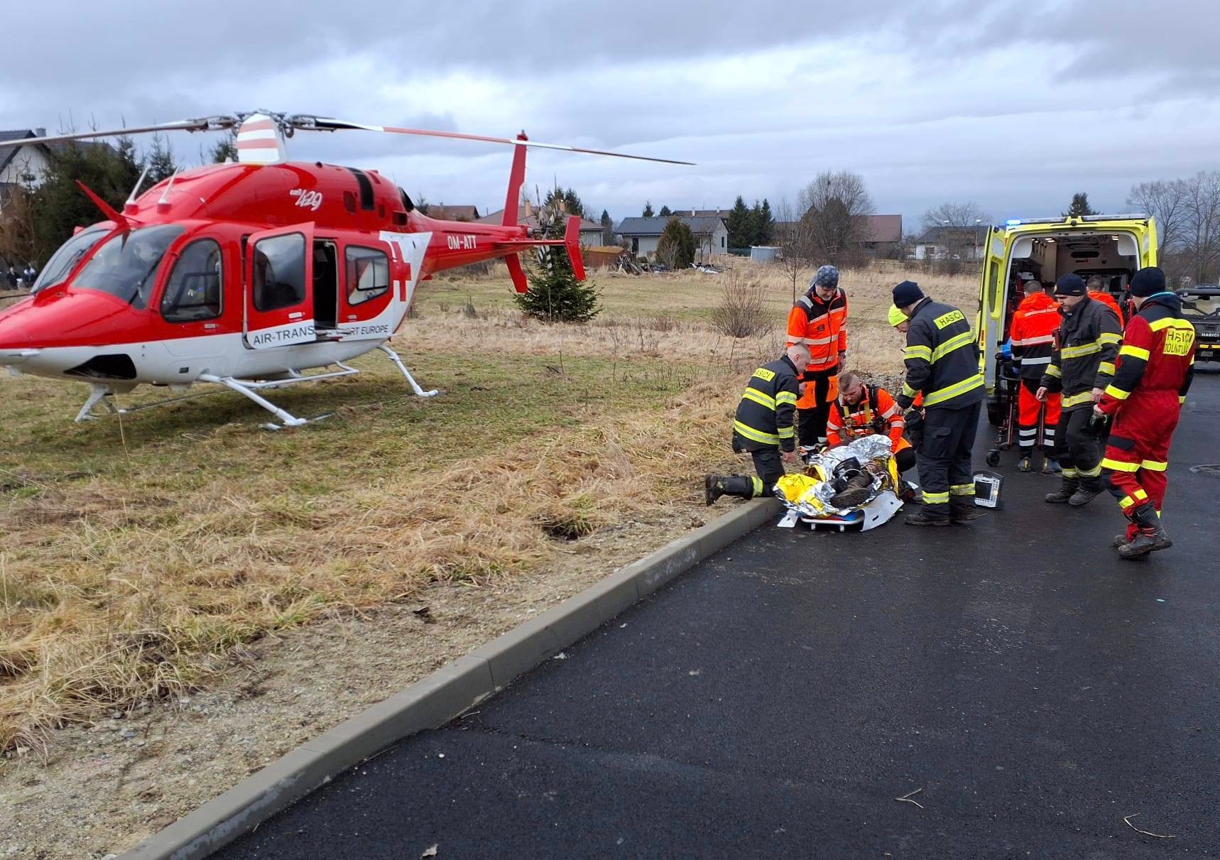 V lese v katastri Hornej Štubne sa zranil pilčík.
