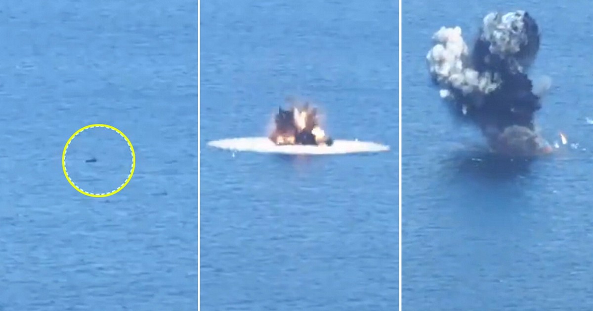 Ukraińcy zatopili tajemniczy obiekt. To może być nowa broń Rosji [WIDEO]