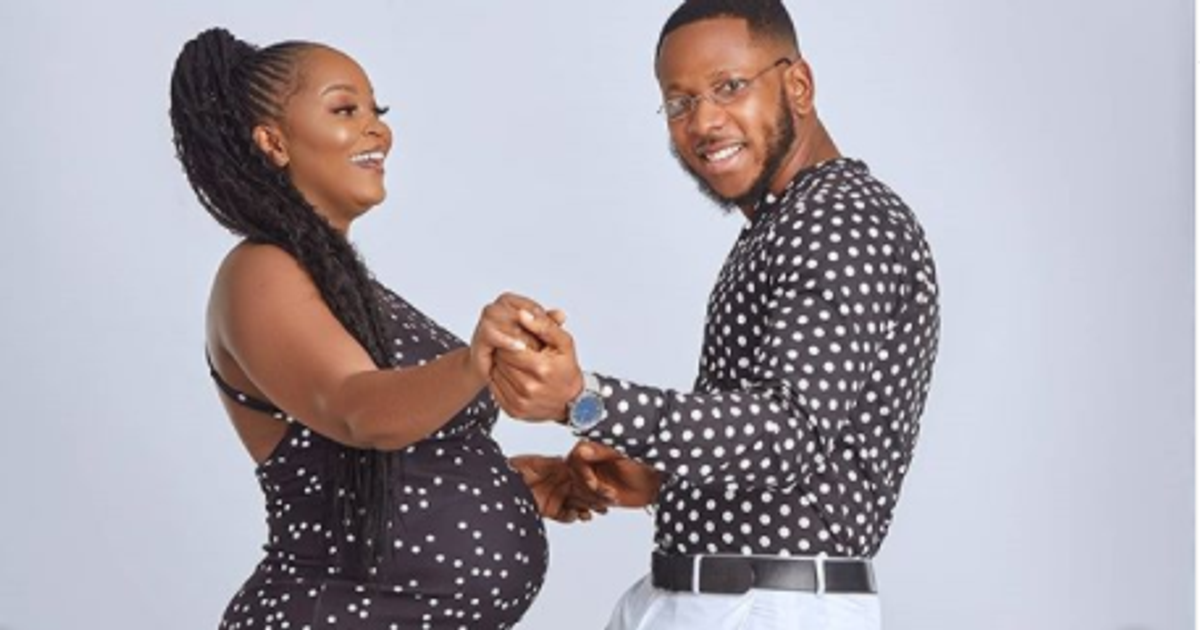 Check out beautiful baby bump photos of actor Aaron Adatsi and his baby