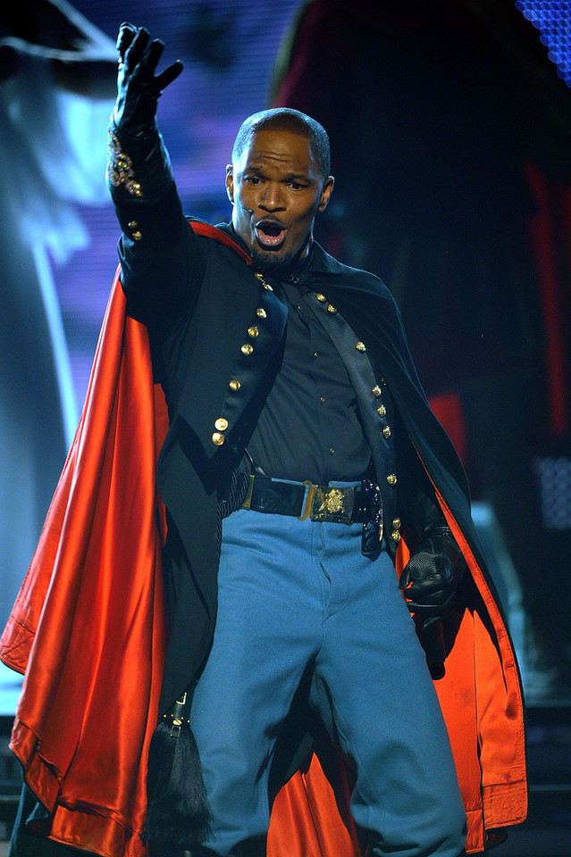 Jamie Foxx podczas Grammy 2010