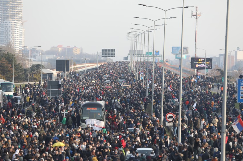 Protest u Beogradu