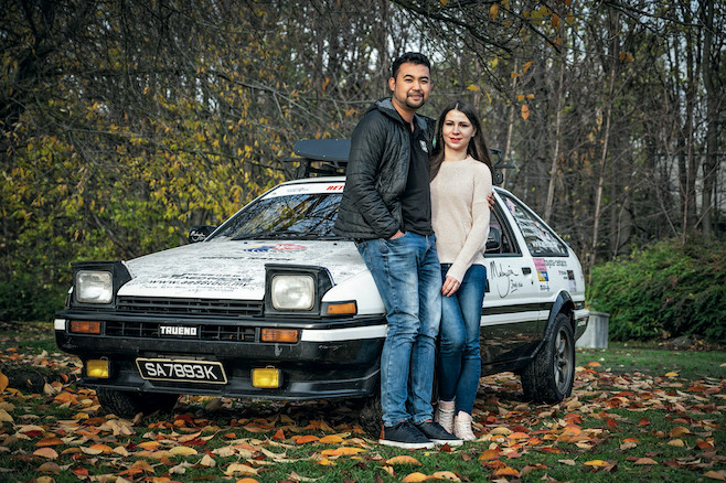 Toyotą AE86 z Azji do Europy