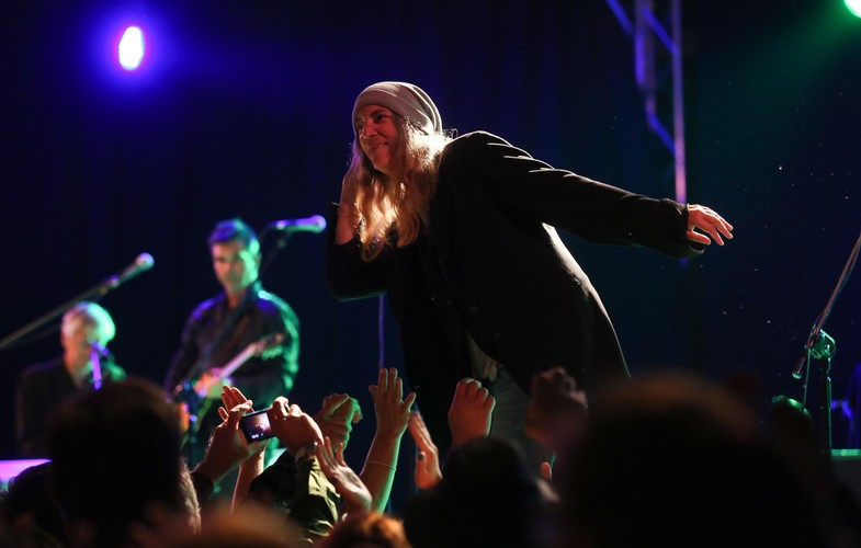 Patti Smith w Amfiteatrze w Parku Sowińskiego w Warszawie