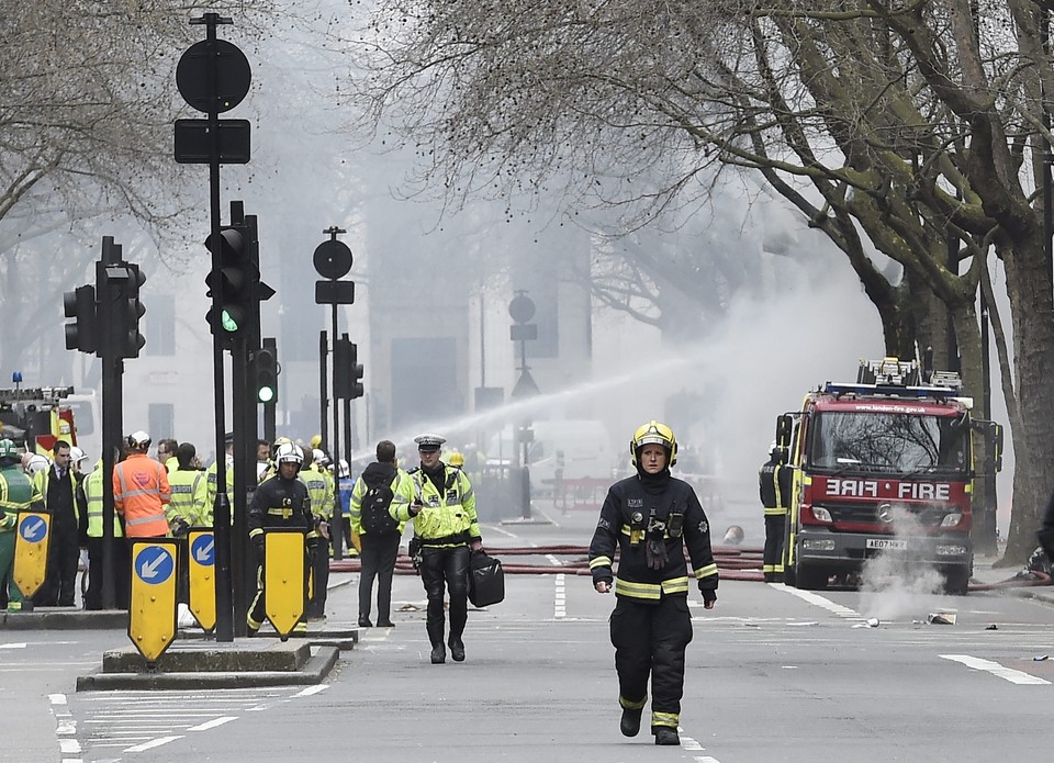 BRITAIN ACCIDENT (Fire in Holborn)