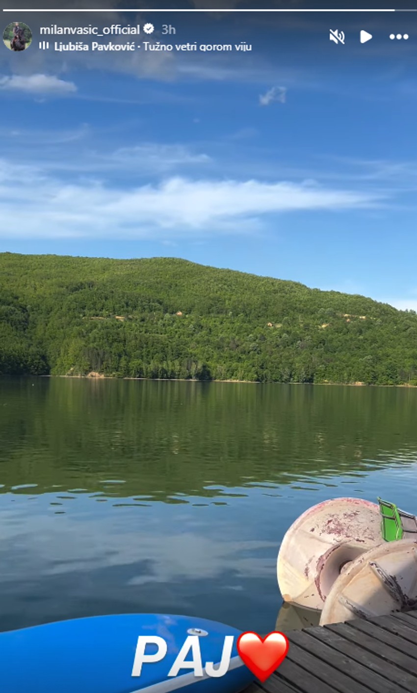 Milan Vasić na Tari