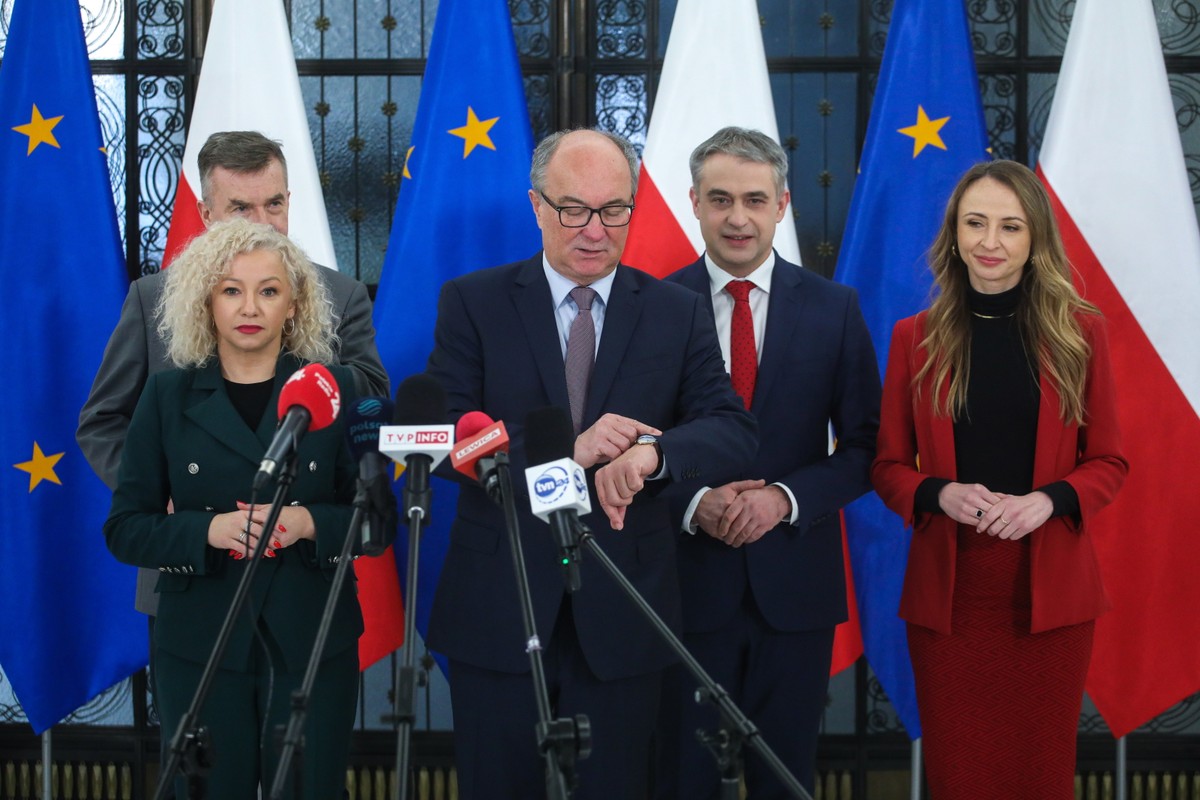 Włodzimierz Czarzasty, Krzysztof Gawkowski, Agnieszka Dziemianowicz-Bąk, Dariusz Wieczorek, Katarzyna Kotula