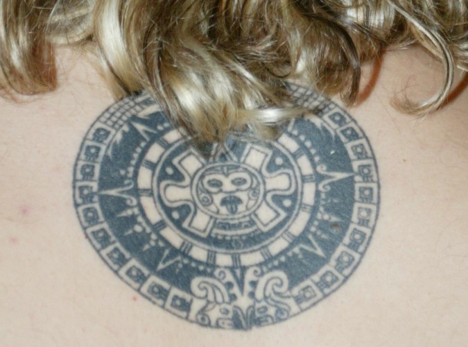 Taka ozdoba znajduje się na karku Radosława Majdana