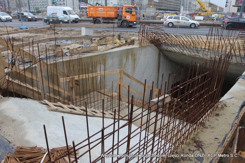 II linia metra: zaglądamy na stację Rondo ONZ (fot. AGP Metro Polska)