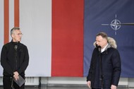 Jens Stoltenberg i Andrzej Duda