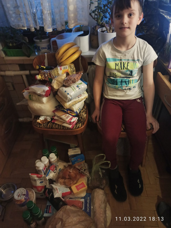 Dzieciom z Ukrainy najczęściej potrzebne jest jedzenie
