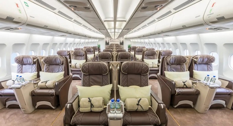 Safrans du Monde's chartered A340 takes people on luxury vacations across the globe, with fares starting at $75,000.AirX