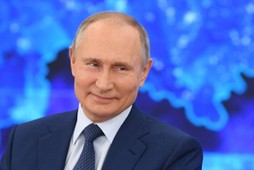 Władimir Putin na dorocznej konferencji prasowej