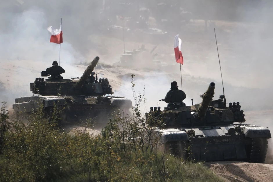 Poljski vojnici iz borbene grupe pojačanog prisustva NATO na vojnim vežbama u Letoniji 29. septembra