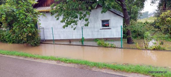 Podtopienia w Dąbrowie Tarnowskiej