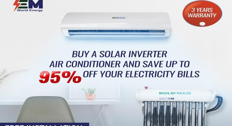 Energy Mondiale introduces new solar inverter air conditioners