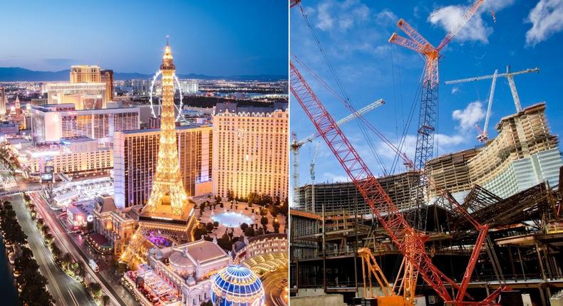 Construction for the Las Vegas Grand Prix on November 19 is ongoing (not pictured).Matteo Colombo/rhyman007/Getty Images