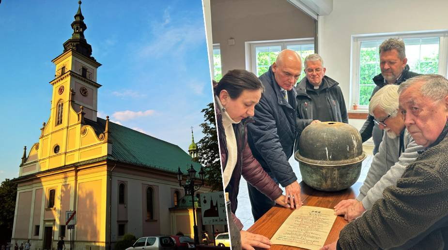 Robotnicy znaleźli dokument z 1932 r. w dzwonnicy przy kościele św. Klemensa