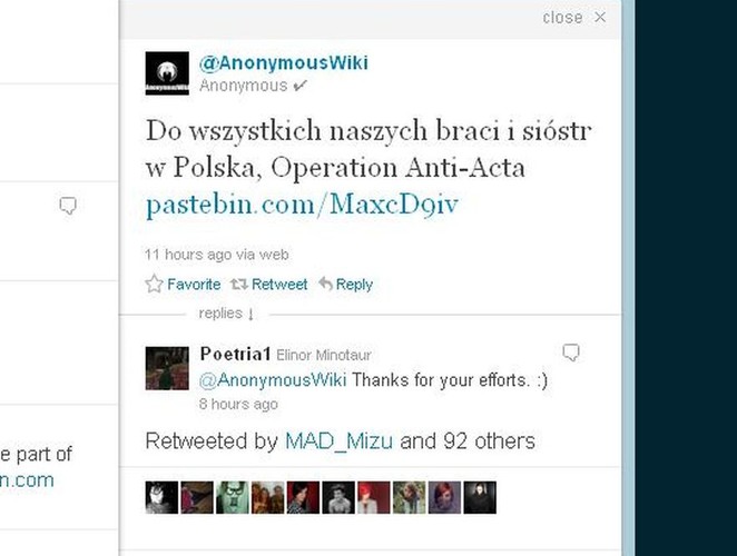 Staje się jasne, że chodzi o ACTA - kontrowersyjne antypirackie prawo, które ma zostać przyjęte w najbliższym tygodniu