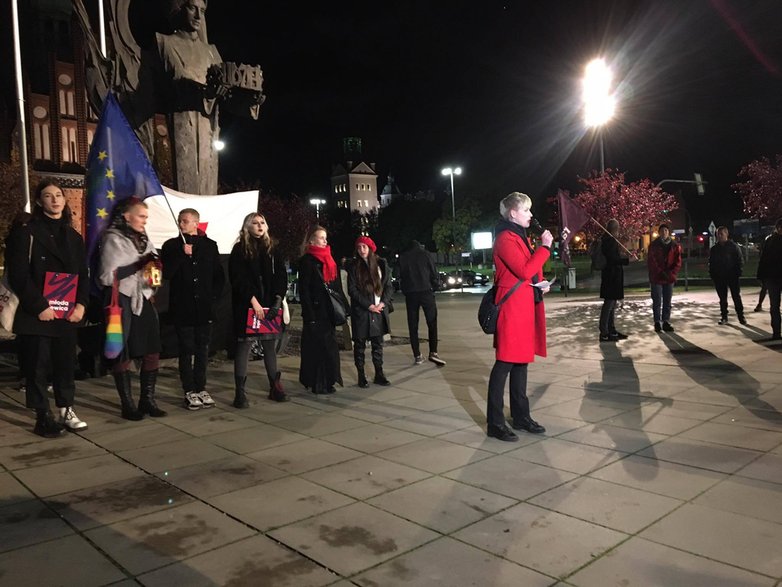 Protest w Szczecinie