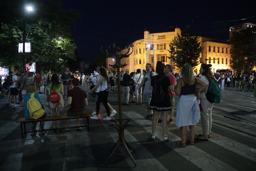 beograd studenti blokade protesti bulevar pravni fakultet