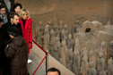 Prezydent Francji Emmanuel Macron z żoną Brigitte z wizytą w Chinach