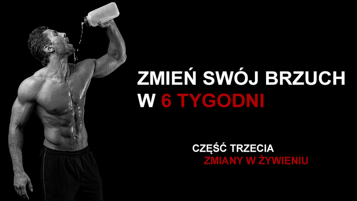 By trening przynosił pozytywne rezultaty musimy również zadbać o właściwy jadłospis. W ostatniej części naszej przemiany zajmiemy się żywieniem. Oto 7 prostych zmian, które nie wymagają wysiłku, a skutecznie wspomogą kształtowanie mięśni brzucha i spalanie tkanki tłuszczowej