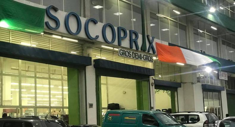 Le supermarché Socoprix/Socoprix