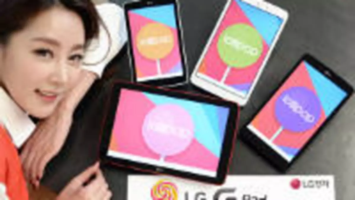 LG uaktualnia tablety G Pad do Androida 5.0 Lollipop