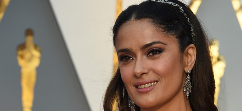 Oscary 2017: Salma Hayek skradła całą uwagę. Dawno nie wyglądała seksowniej