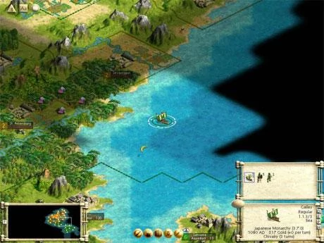 Screen z gry "Sid Meier's Civilization III"