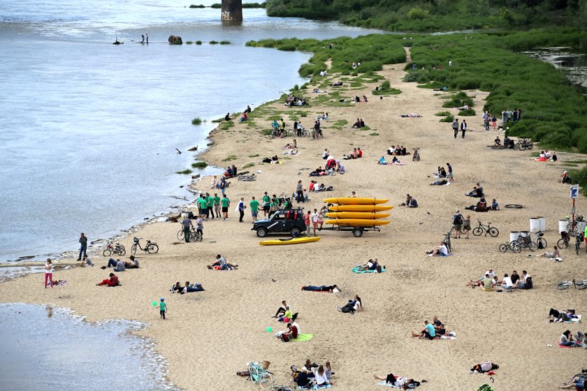 Zamknięta plaża Poniatówka