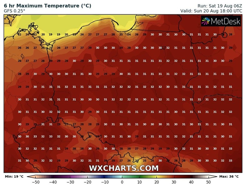 Temperatura znów przekroczy 30 st. C