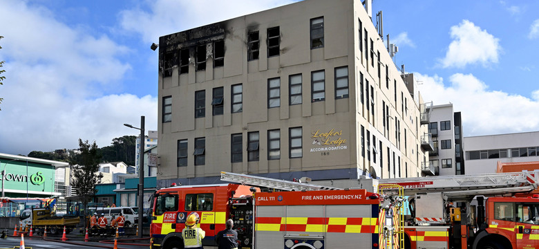 Pożar hostelu w stolicy Nowej Zelandii. Co najmniej sześć ofiar