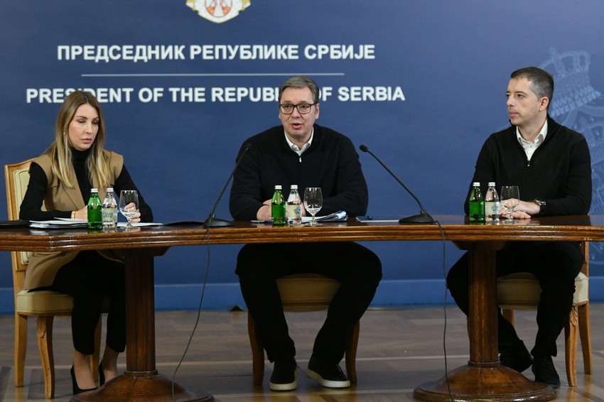 Obraćanje javnosti predsednika Srbije