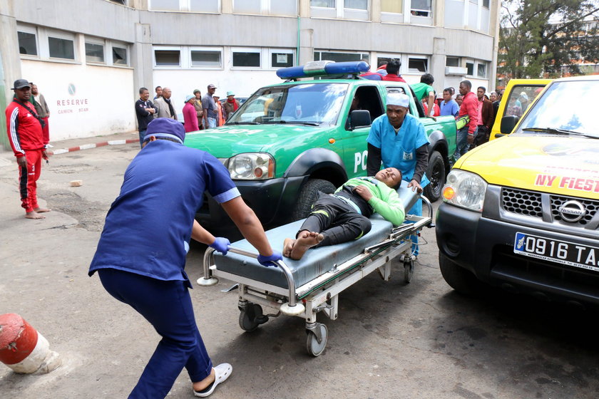 Atak masowej paniki przed meczem Madagaskaru z Senegalem