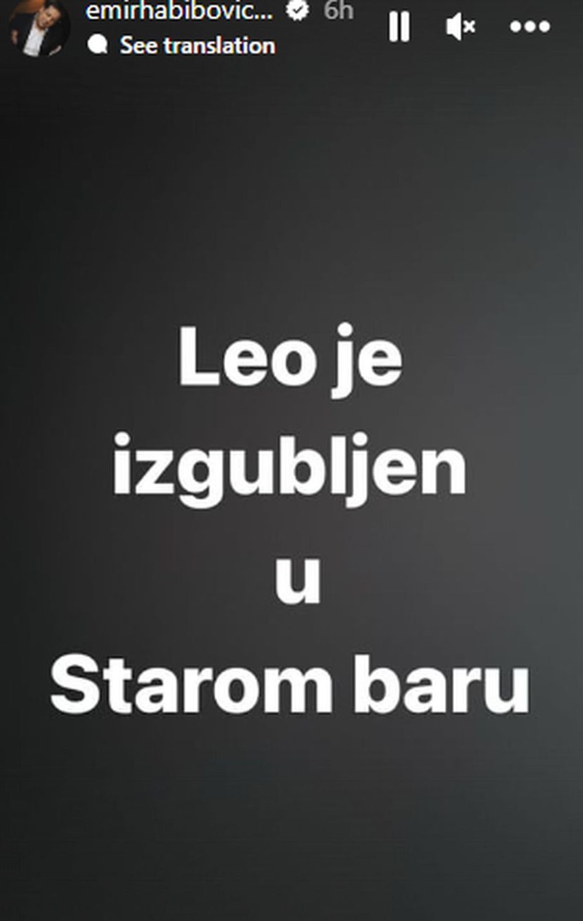 Emir Habibović traži psa